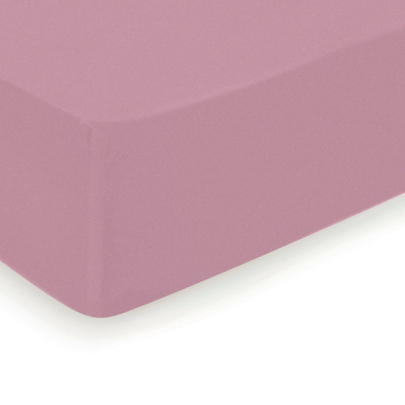 Uni - Drap-Housse - Satin De Coton - Rose 03