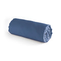 Uni - Drap-Housse - Satin De Coton - Bleu 06