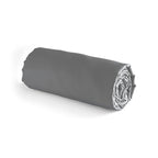 Uni - Drap-Housse - Satin De Coton - Gris 02