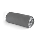 Uni - Drap-Housse - Satin De Coton - Gris 02