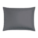 Dobby Stripe Woven - Set De 2 Taies D'Oreiller - Satin De Coton - Rayure Tissé Dobby - Gris Foncé