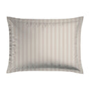 Dobby Stripe Woven - Set De 2 Taies D'Oreiller - Satin De Coton - Rayure Tissé Dobby - Taupe