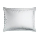 Dobby Stripe Woven - Set De 2 Taies D'Oreiller - Satin De Coton - Rayure Tissé Dobby - Blanc