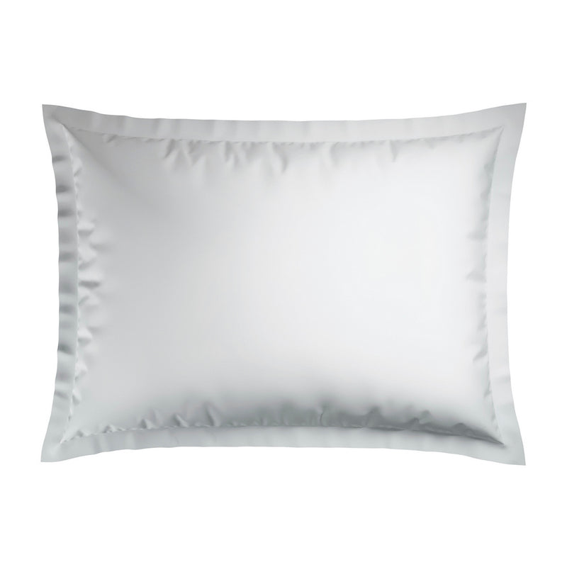 Dobby Stripe Woven - Set De 2 Taies D'Oreiller - Satin De Coton - Rayure Tissé Dobby - Blanc
