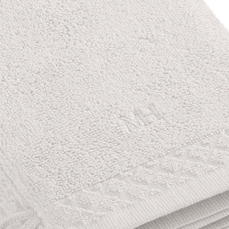 Eden - Gant De Toilette - Coton Peigné Lt - Blanc