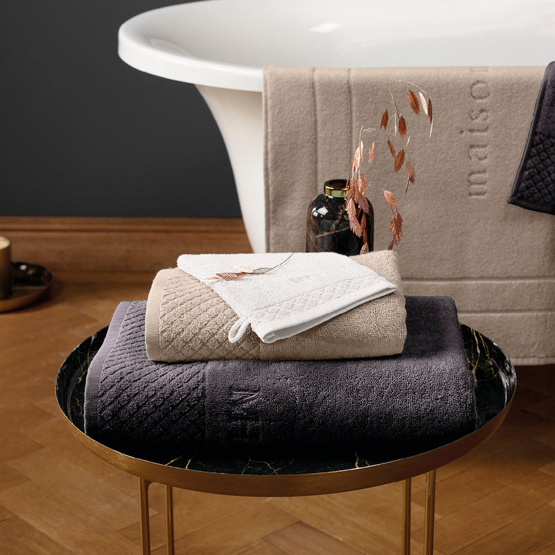 Eden - Gant De Toilette - Coton Peigné Lt - Blanc
