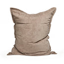 Uni - Housse De Pouf Velours Côtelé - Taupe