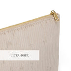 Uni - Pochette Plate Velours Côtelé - Taupe