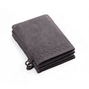 Eden - Gant De Toilette - Coton Peigné Lt - Gris Foncé