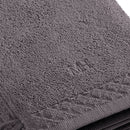 Eden - Gant De Toilette - Coton Peigné Lt - Gris Foncé