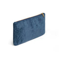 Uni - Pochette Plate Velours Côtelé - Bleu