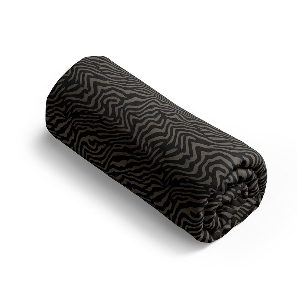 Rêves Zébrés - Drap-Housse - Satin De Coton - Brun