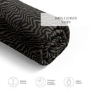 Rêves Zébrés - Drap-Housse - Satin De Coton - Brun