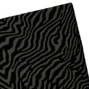 Rêves Zébrés - Drap Plat - Satin De Coton - Brun