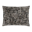Indienne - Taie D'Oreiller - Satin De Coton - Noir