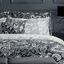 Indienne - Drap Plat - Satin De Coton - Gris Clair