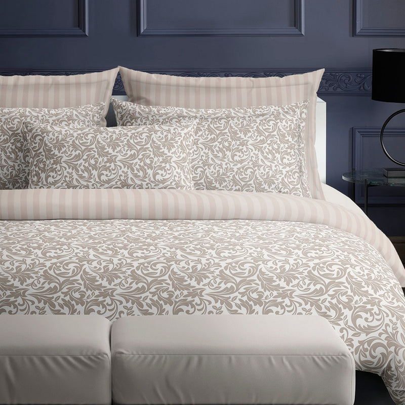 Esprit Damas - Taie De Traversin - Satin De Coton - Taupe