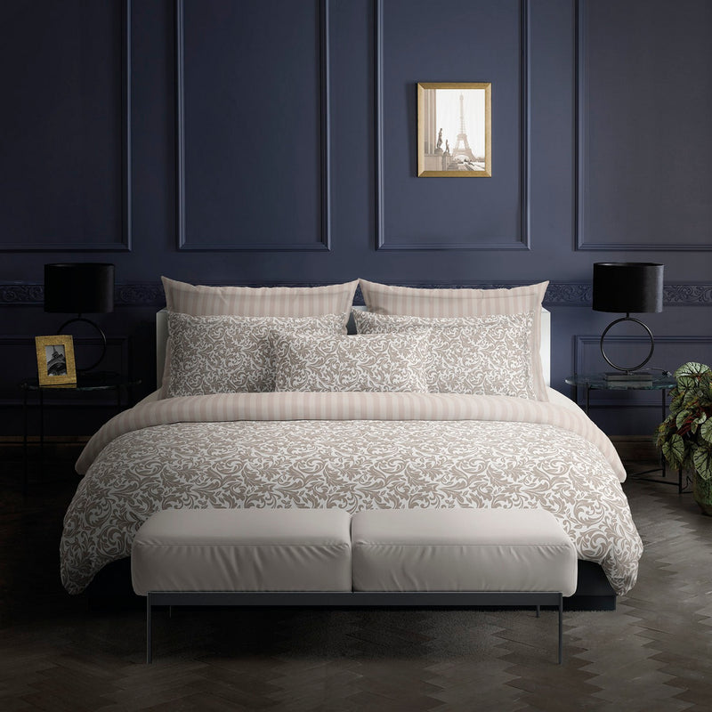 Esprit Damas - Taie De Traversin - Satin De Coton - Taupe