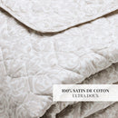 Esprit Damas - Couvre-Lit - Satin De Coton - Taupe