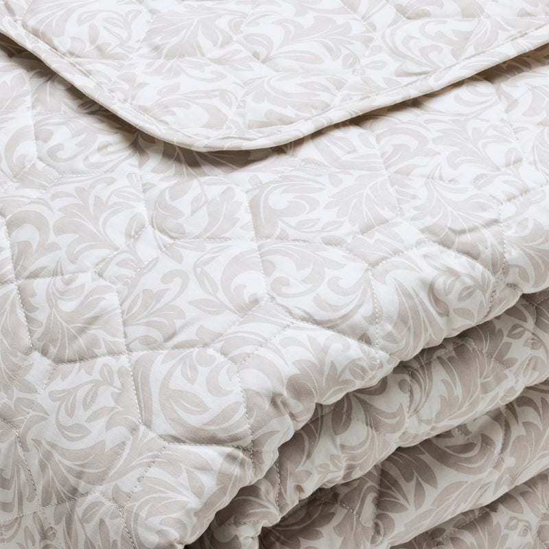 Esprit Damas - Couvre-Lit - Satin De Coton - Taupe