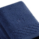 Eden - 4 Serviettes D'Invitées - Bleu Marine