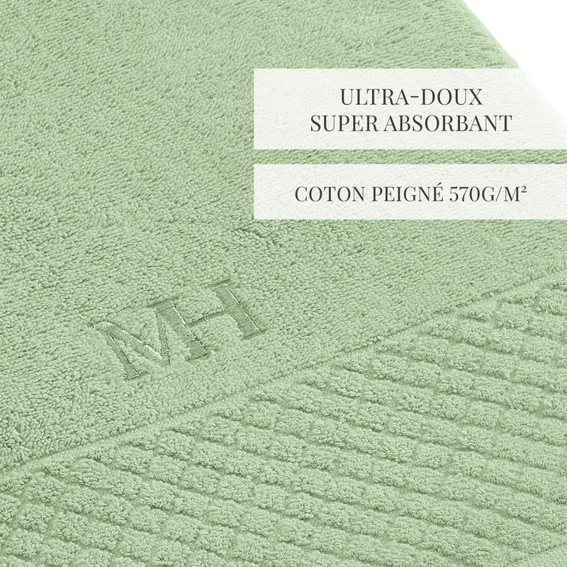 Eden - Set De 2 Serviettes - Vert Amande