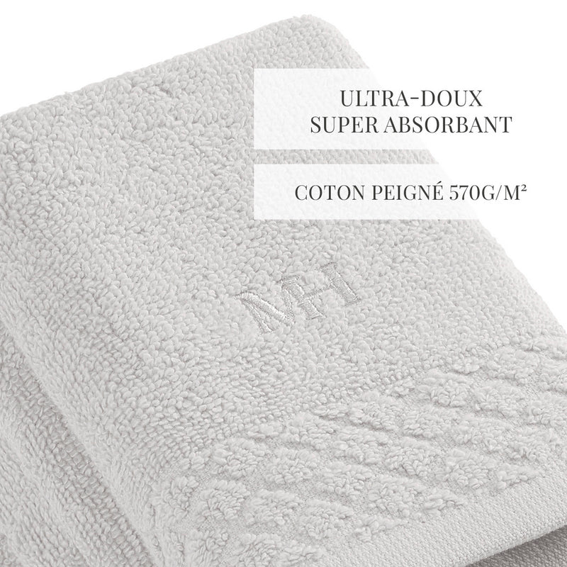 Eden - Serviette D'Invité - Coton Peigné Lt - Sable