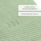 Eden - Set De 2 Draps De Bain - Vert Amande