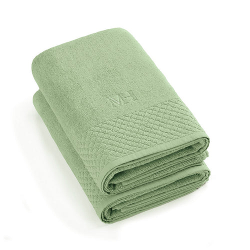 Eden - Set De 2 Draps De Bain - Vert Amande