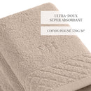 Eden - Serviette D'Invité - Coton Peigné Lt - Taupe