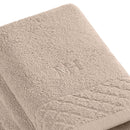 Eden - Serviette D'Invité - Coton Peigné Lt - Taupe