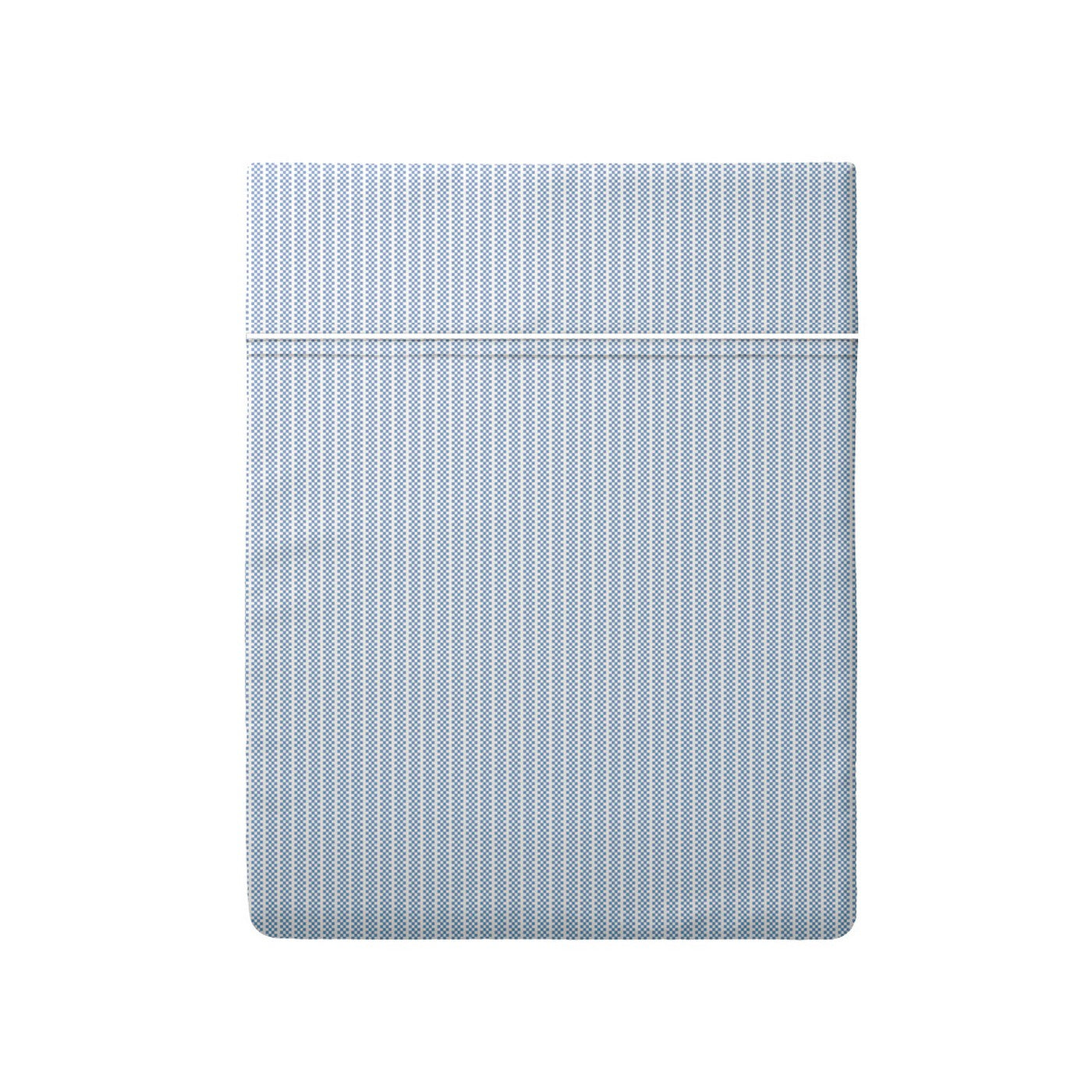 Dauphine - Drap Plat - Coton Percale - Bleu Clair