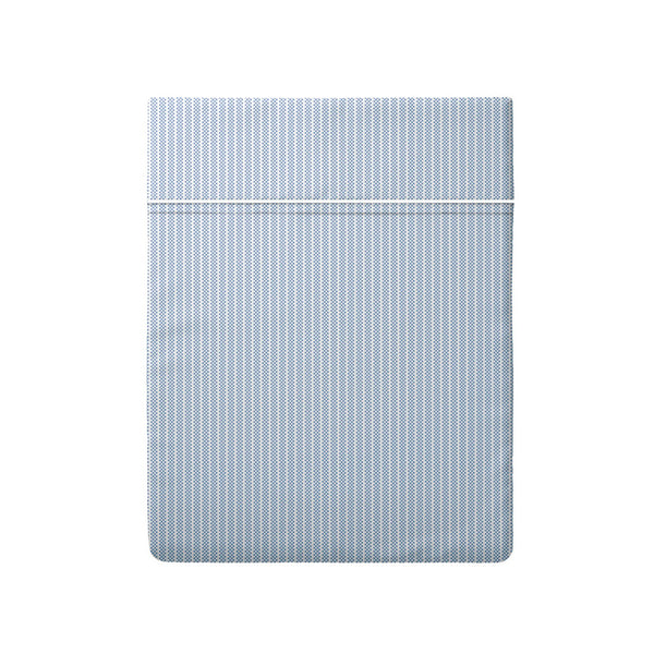 Dauphine - Sábana Encimera - Algodón Percal - Azul Claro