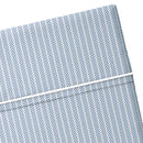 Dauphine - Drap Plat - Coton Percale - Bleu Clair
