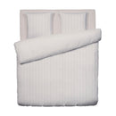 Dauphine - Housse De Couette + 2 Taies D'Oreiller - Coton Percale - Taupe