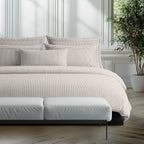 Dauphine - Taie De Traversin - Coton Percale - Taupe