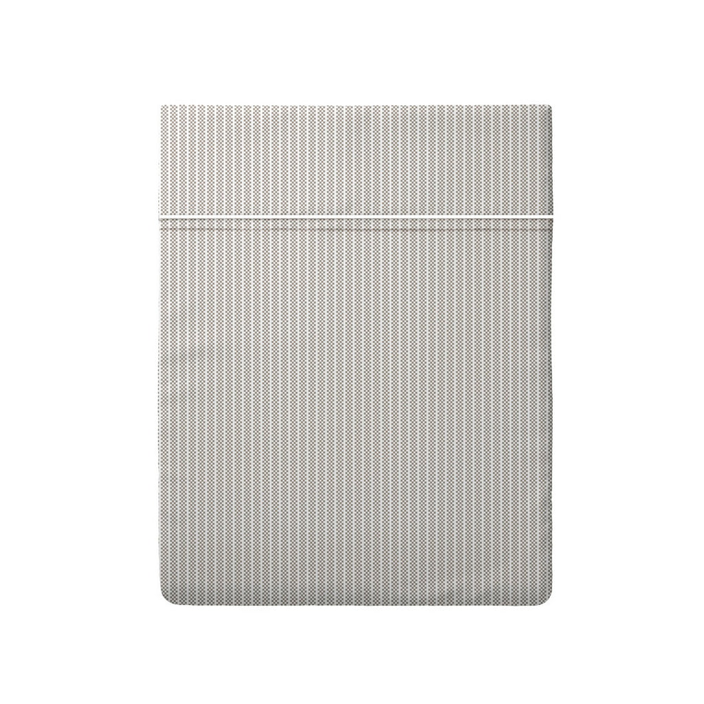 Dauphine - Drap Plat - Coton Percale - Taupe