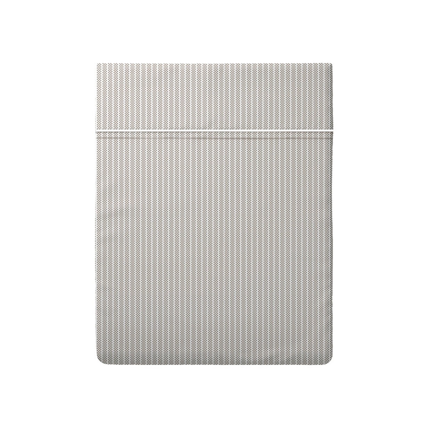 Dauphine - Drap Plat - Coton Percale - Taupe