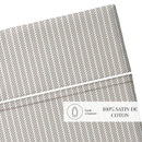 Dauphine - Drap Plat - Coton Percale - Taupe