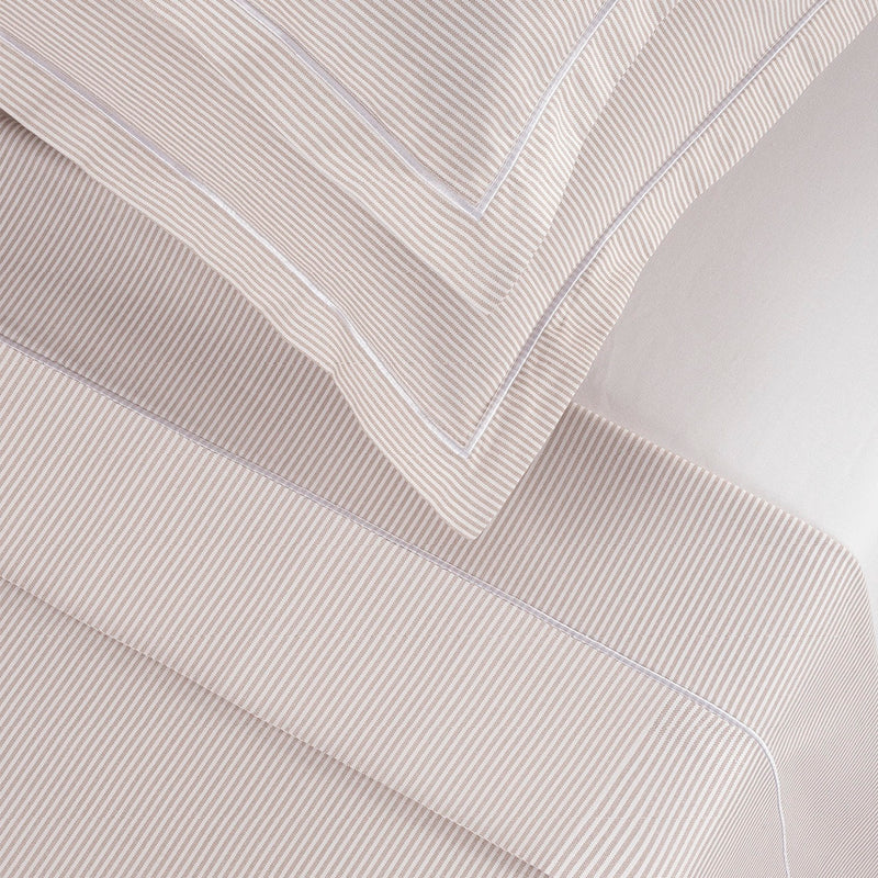 Dauphine - Ensemble De Draps - Coton Percale - Taupe