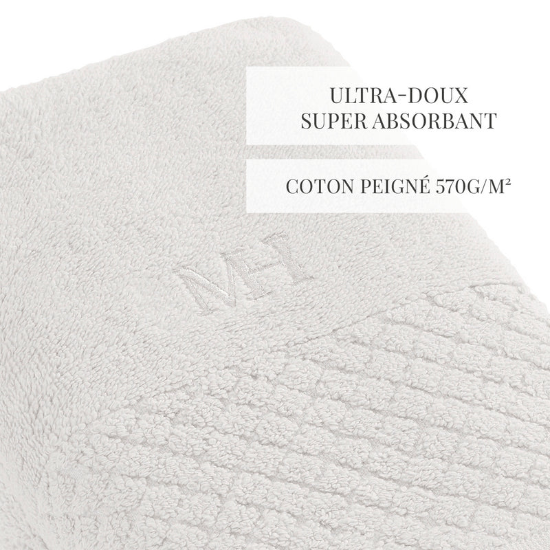 Eden - Set De 2 Serviettes - Blanc
