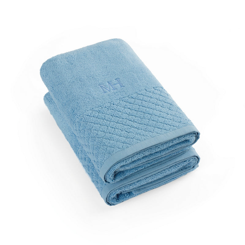 Eden - Set De 2 Serviettes - Bleu Ciel