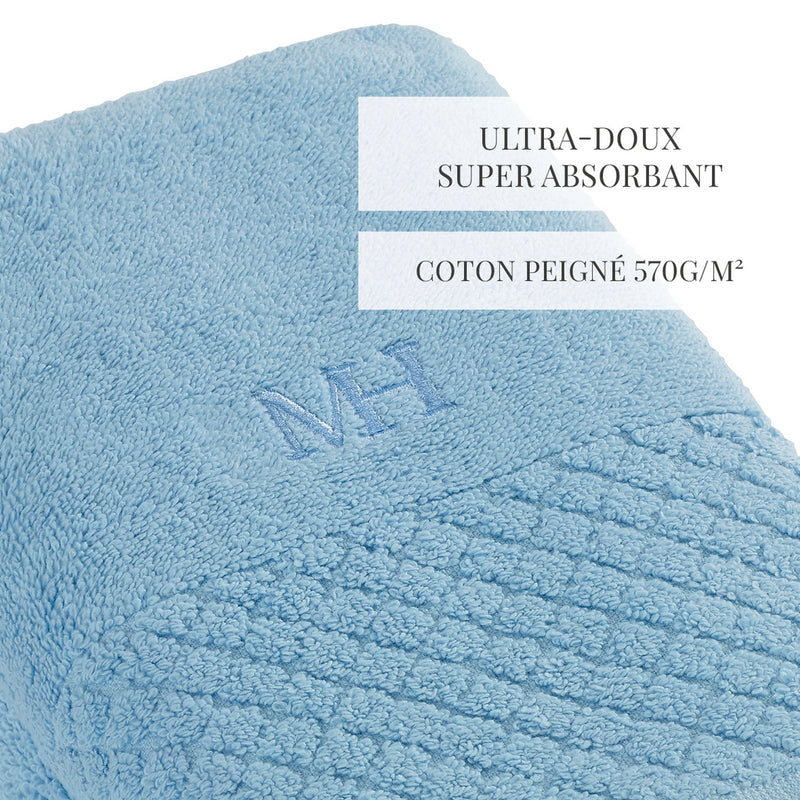 Eden - Set De 2 Serviettes - Bleu Ciel