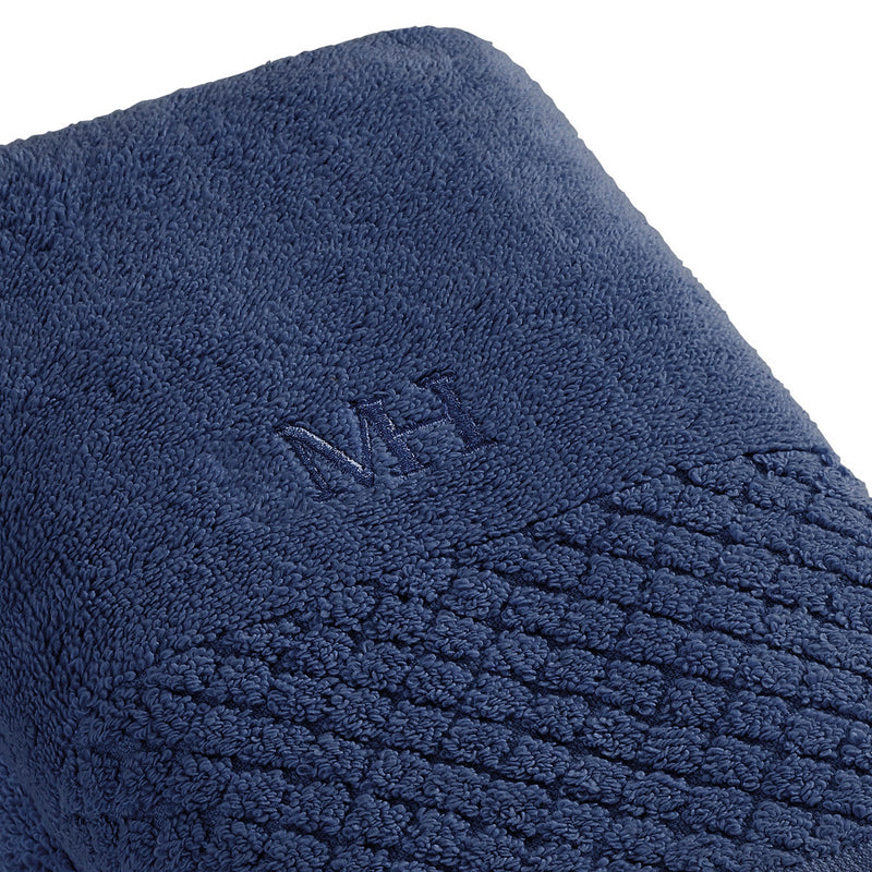 Eden - Set De 2 Serviettes - Bleu Marine