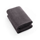 Eden - Serviette - Coton Peigné Lt - Gris Foncé