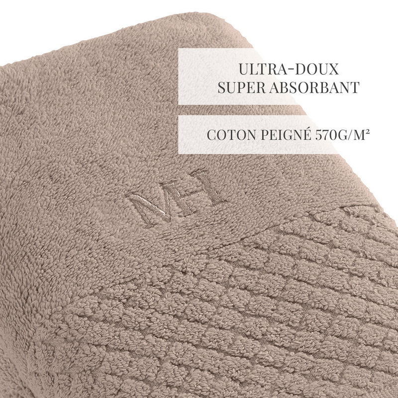 Eden - Set De 2 Serviettes - Brun