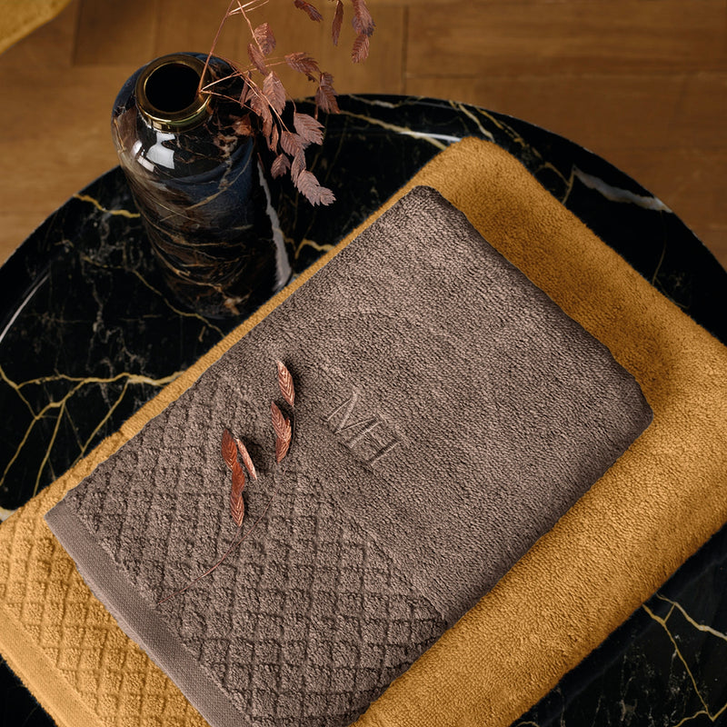 Eden - Set De 2 Serviettes - Brun