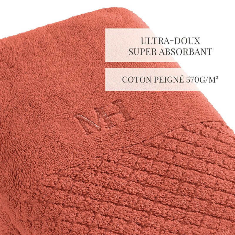 Eden - Set De 2 Serviettes - Terracotta