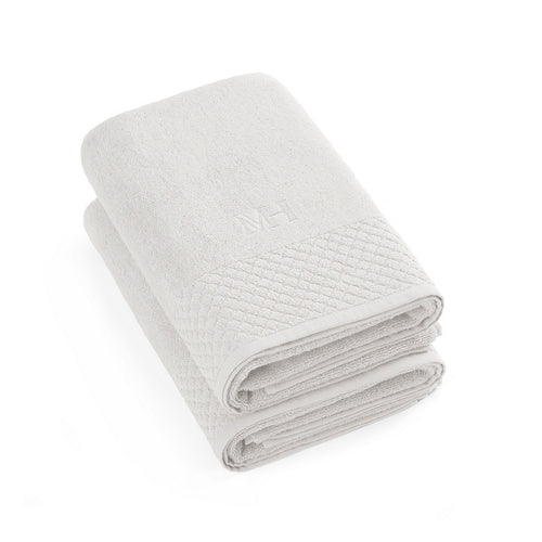 Eden - Set De 2 Draps De Bain - Blanc