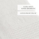 Eden - Set De 2 Draps De Bain - Blanc